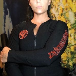 💥3 for $20💥Jagermeister zip-front long sleeve